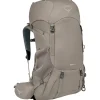 Outlet Sac à dos Renn 50 Pediment Grey Linen Tan Femme Sac Randonnée 50L|Sac À Dos Randonnée