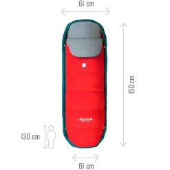 Sac Couchage Synthétique<Lafuma Sac de couchage Nunavüt Kid Java Red