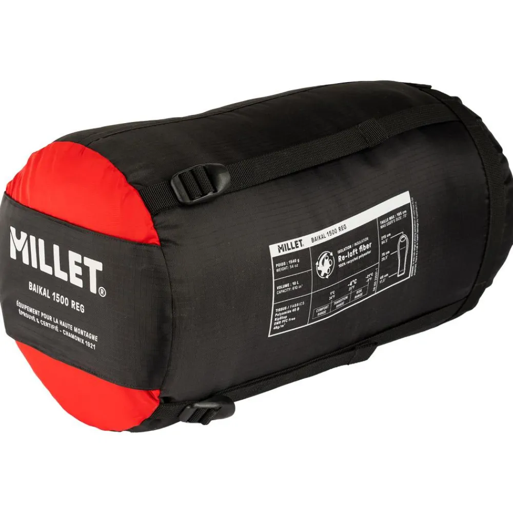 Hot Sac de couchage Baikal 1500 Red Sac Couchage Synthétique
