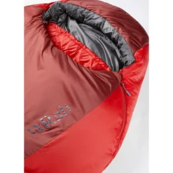 Outlet Sac de couchage Solar Eco 3 Long Left Oxblood Red Sac Couchage Synthétique