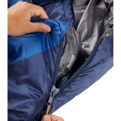 Discount Sac de couchage Solar Eco 2 Regular Left Ascent Blue Sac Couchage Synthétique