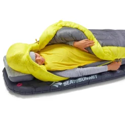 Hot Sac de couchage Spark Women's -9°C/15°F Grey Yellow Sac De Couchage En Duvet