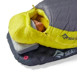 Hot Sac de couchage Spark Women's -9°C/15°F Grey Yellow Sac De Couchage En Duvet