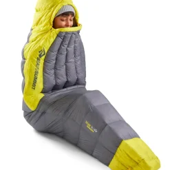 Hot Sac de couchage Spark Women's -9°C/15°F Grey Yellow Sac De Couchage En Duvet