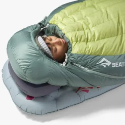 Sac de couchage Ascent Women's -1°C/30°F Lemon Green Sac De Couchage En Duvet