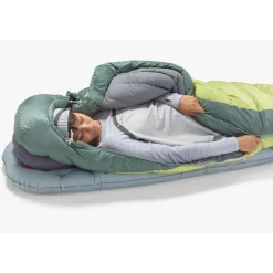 Sac de couchage Ascent Women's -1°C/30°F Lemon Green Sac De Couchage En Duvet