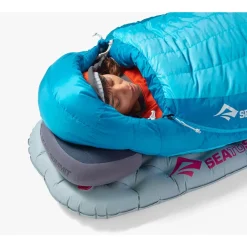 Sale Sac de couchage Trek Women's -9°C/15°F Navy Bleu Ocean Sac De Couchage En Duvet