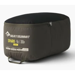 Hot Sac de couchage Spark -1°C/30°F Grey Yellow Sac De Couchage En Duvet