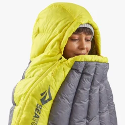 Discount Sac de couchage Spark Women's -1°C/30°F Grey Yellow Sac De Couchage En Duvet