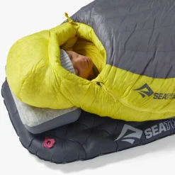 Discount Sac de couchage Spark Women's -1°C/30°F Grey Yellow Sac De Couchage En Duvet