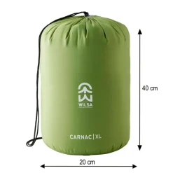 New Sac de couchage Carnac XL Grey Green Sac Couchage Synthétique