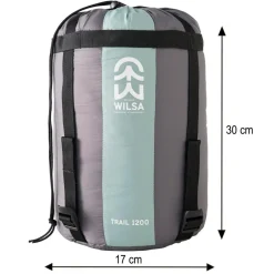 Sac Couchage Synthétique<Wilsa Sac de couchage Trail 1200 Grey
