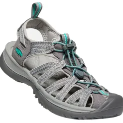 Online Sandales de randonnée Whisper Grey Peacock Green Femme Sandales De Randonnée|Chaussures Rando Femme