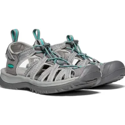 Online Sandales de randonnée Whisper Grey Peacock Green Femme Sandales De Randonnée|Chaussures Rando Femme
