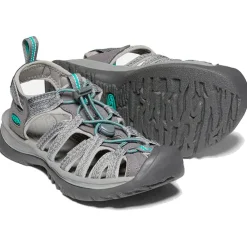 Online Sandales de randonnée Whisper Grey Peacock Green Femme Sandales De Randonnée|Chaussures Rando Femme