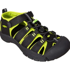 New Sandales de randonnée Newport H2 Kids Black Lime Green Enfant Sandales De Randonnée|Chaussures Rando Enfant
