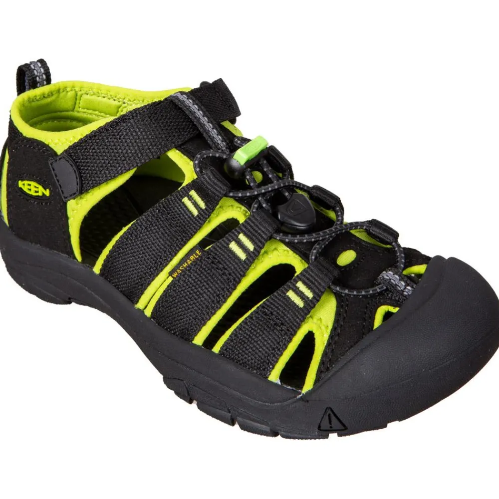 New Sandales de randonnée Newport H2 Kids Black Lime Green Enfant Sandales De Randonnée|Chaussures Rando Enfant