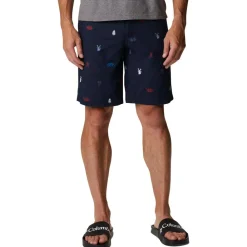Pantalon - Short<Columbia Short M's Washed Out Printed Short Collegiate Navy Camp