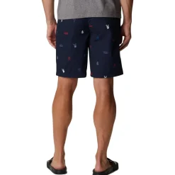 Pantalon - Short<Columbia Short M's Washed Out Printed Short Collegiate Navy Camp