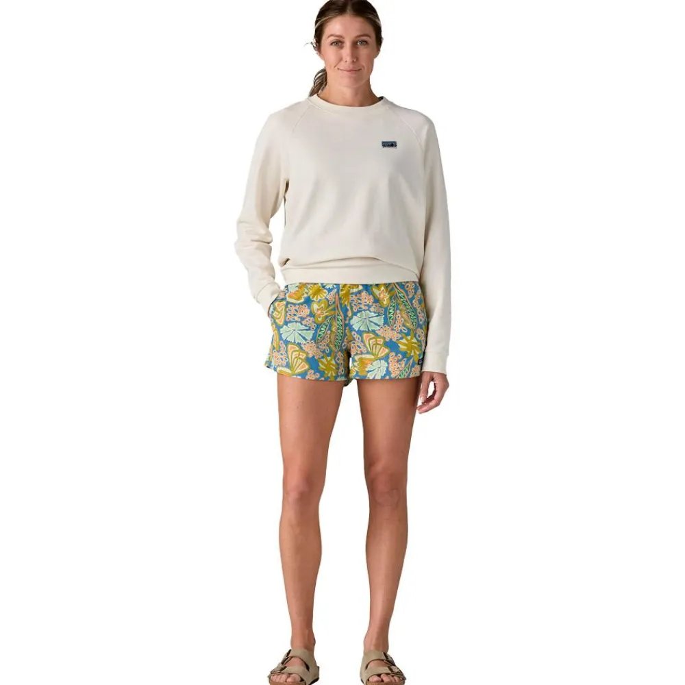 Short Escalade|Short Trail<Patagonia Short de rando W's Barely Baggies Short Flourish Abundant Blue