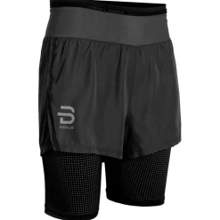 Short Trail|Vêtements De Trail<Bjorn Daehlie Short de trail Shorts Athlete 2 In 1 M Obsidian