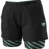 Short Trail|Vêtements De Trail<Dynafit Short de trail Trail 2In1 Short W Black Out Jadelite