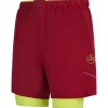 Clearance Short de trail Trail Bite Short Sangria Lime Punch Vêtements De Trail|Short Trail