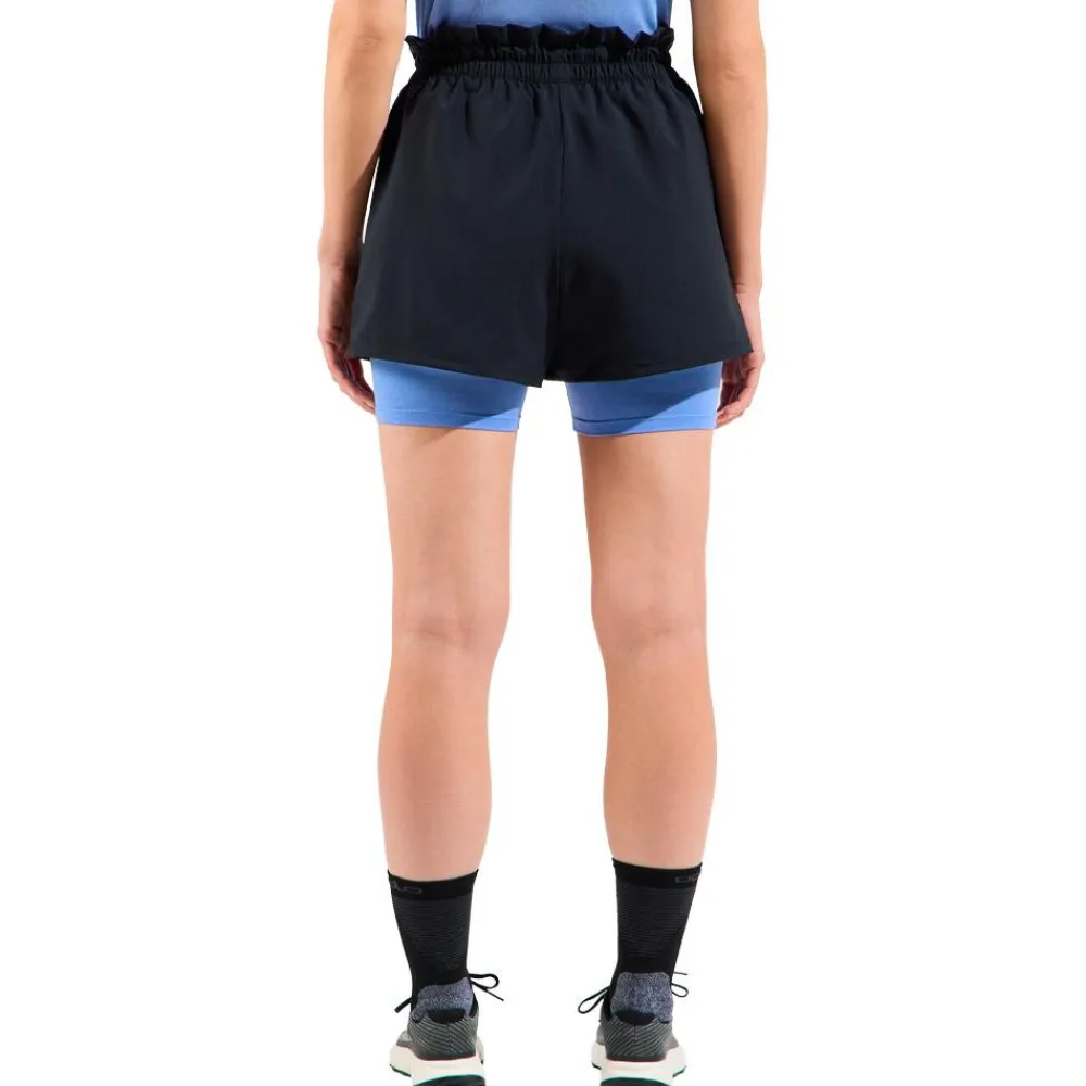 Sale Short de trail 2 In 1 Short Essential Black Persian Jewel Short Trail|Vêtements De Trail