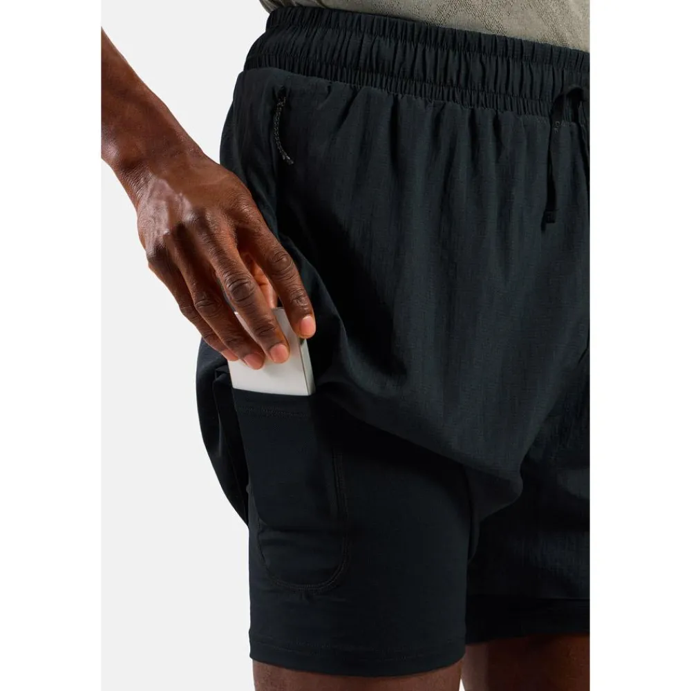 Discount Short de trail Zeroweight 5 Inch 2In1 Short Black Short Trail|Vêtements De Trail
