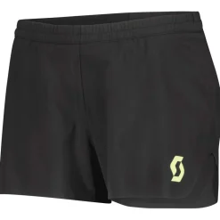 Hot Short de trail Split Shorts W's Rc Run Black Yellow Short Trail|Vêtements De Trail