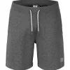 New Short Augusto Dark Grey Melange Pantalon - Short