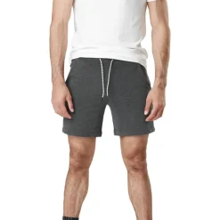 New Short Augusto Dark Grey Melange Pantalon - Short