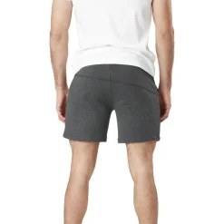 New Short Augusto Dark Grey Melange Pantalon - Short