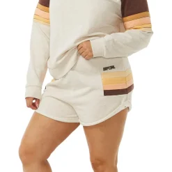 Hot Short Block Party Oatmeal Marle Pantalon - Short
