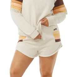 Hot Short Block Party Oatmeal Marle Pantalon - Short