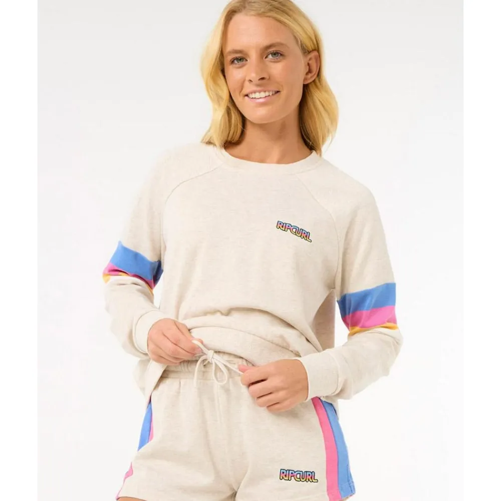 Pantalon - Short<Rip Curl Short Las Dalias Colourblock Short Oatmeal Marle