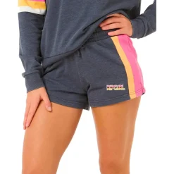 Hot Short Las Dalias Colourblock Short Navy Pantalon - Short