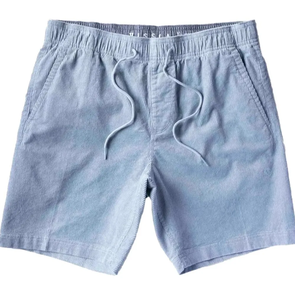 Pantalon - Short<Vissla Short No See Ums Cord Eco 17" Elastic Light Slate