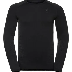 Sous-Vêtement Homme|Sous-Vêtements Thermiques<Odlo Sous-vêtement techni. nordique Performance Warm Eco LS Black Grahite Grey