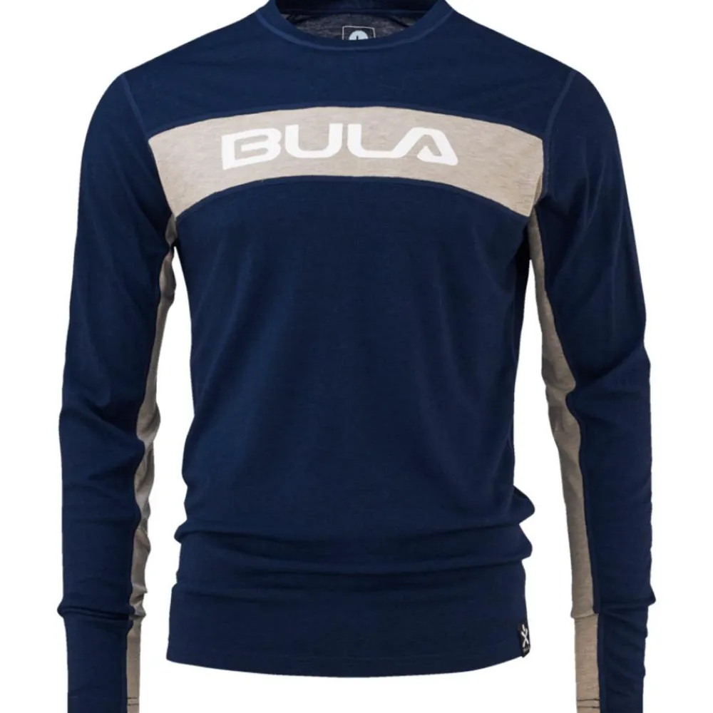 Sous-vêtement technique Retro Wool Crew Navy Homme Sous-Vêtement Homme|Sous-Vêtements Thermiques