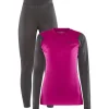 Sous-Vêtement Femme<Craft Sous-vêtement technique Core Warm Baselayer Set W Black Roxo Granite