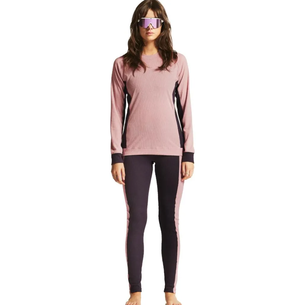 Online Sous-vêtement technique CORE Dry Baselayer Set W Charm Dk Plum Femme Sous-Vêtement Femme