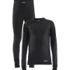 Hot Sous-vêtement technique Core Dry Baselayer Set Jr Black Enfant Sous-Vêtement Enfant
