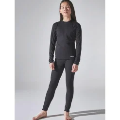 Hot Sous-vêtement technique Core Dry Baselayer Set Jr Black Enfant Sous-Vêtement Enfant