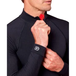 New Sous-vêtement technique Comfort Thermolactyl 4 Col Zippe Noir Homme Sous-Vêtements Thermiques|Sous-Vêtements Thermiques