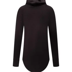 Clearance Sous-vêtement technique Icecold Merino Wool Gaiter Rib Top Black Femme Sous-Vêtement Femme