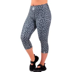 Collant Technique|Sous-Vêtement Femme<Eivy Sous-vêtement technique Pocket Tights 3/4 Snow Leopard