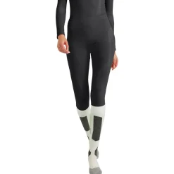 Clearance Sous-vêtement technique Wool Tech Long Tight Regular Fit W Black Femme Collant Technique|Sous-Vêtement Femme