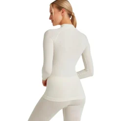 Sous-Vêtement Femme|Sous-Vêtements Thermiques<Falke Sous-vêtement technique Wool Tech LS Shirt Trend Regular Fit W Off White