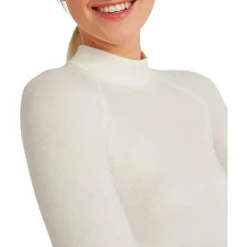 Sous-Vêtement Femme|Sous-Vêtements Thermiques<Falke Sous-vêtement technique Wool Tech LS Shirt Trend Regular Fit W Off White